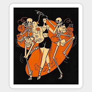 Haloween Pin up Sticker